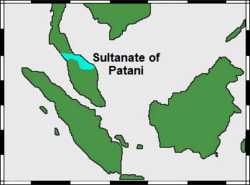 Laos - mapy - Sułtanat Patani 1457 -1902 r. 250px-Sultanate_of_Patani002.png